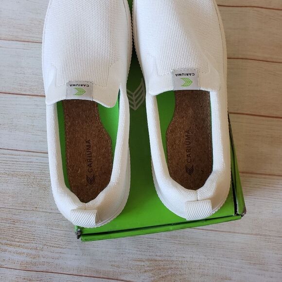 Cariuma IBI Knitted Slip On Sneaker White Women's Size 10.5 Men's Size 9 - Picture 10 of 14